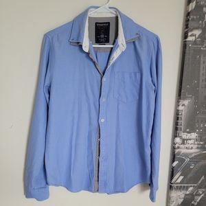 Springfield Button Down Long Sleeve Dress Shirt